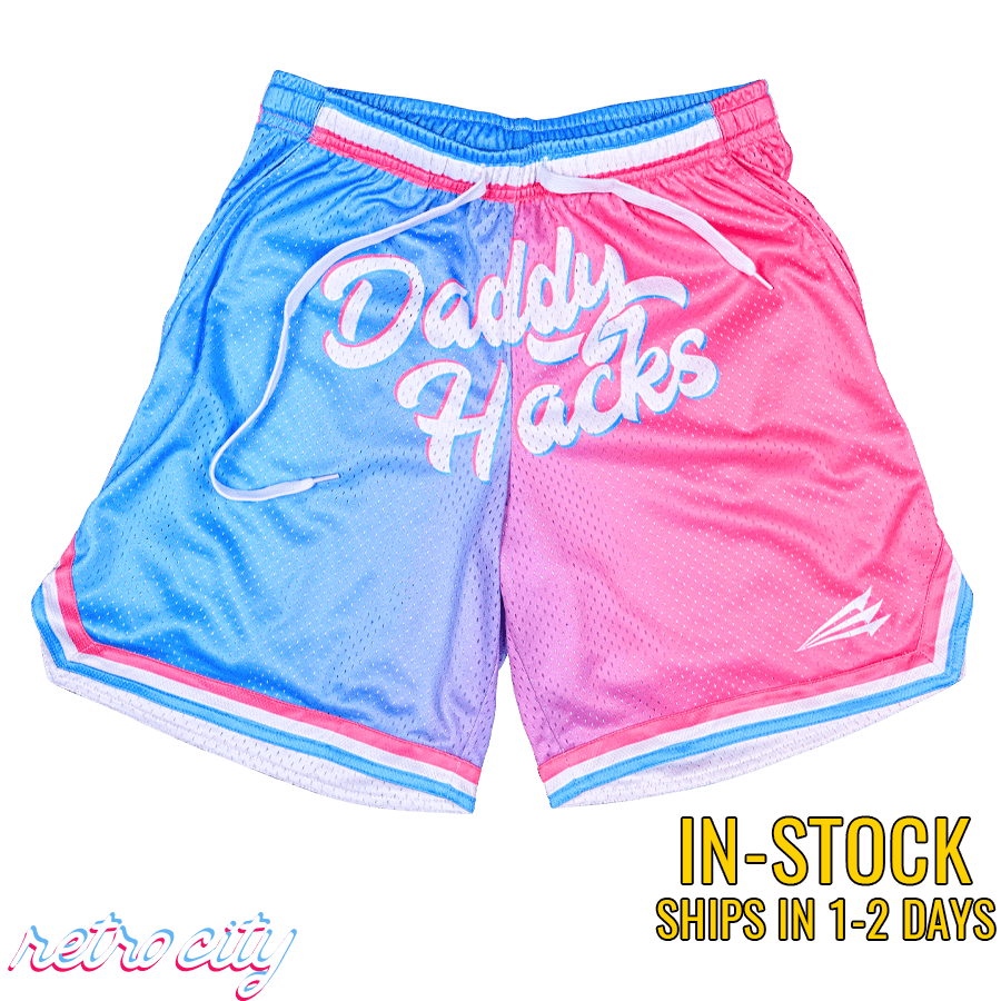 Daddy Hacks Seamhead Collection Retro Mesh Shorts *IN-STOCK*
