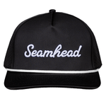 Seamhead Rope Snapback Hat (Black)