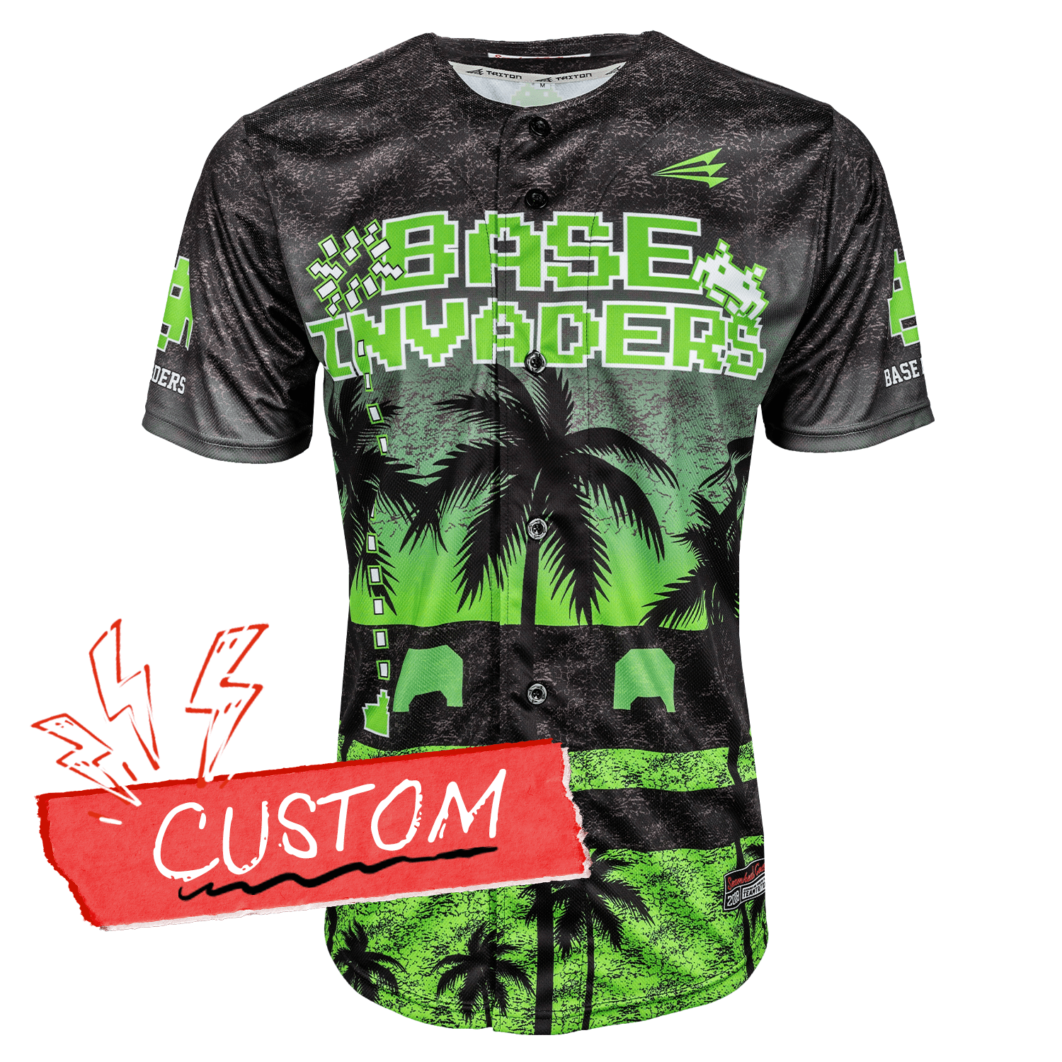 Base Invaders Lifestyle Baseball Jersey