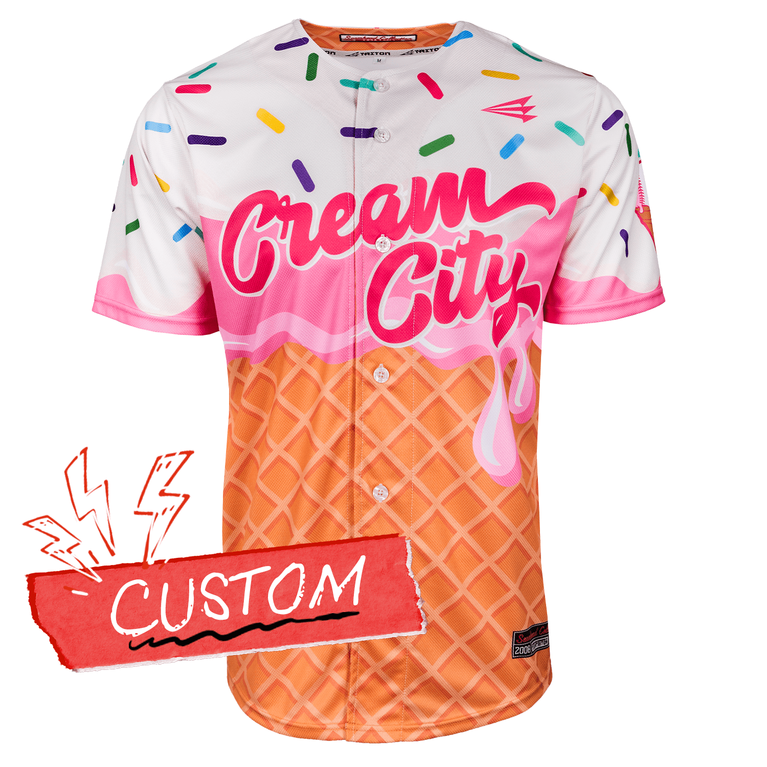 Cream City Ice Cream Lifestyle Baseball Jersey
