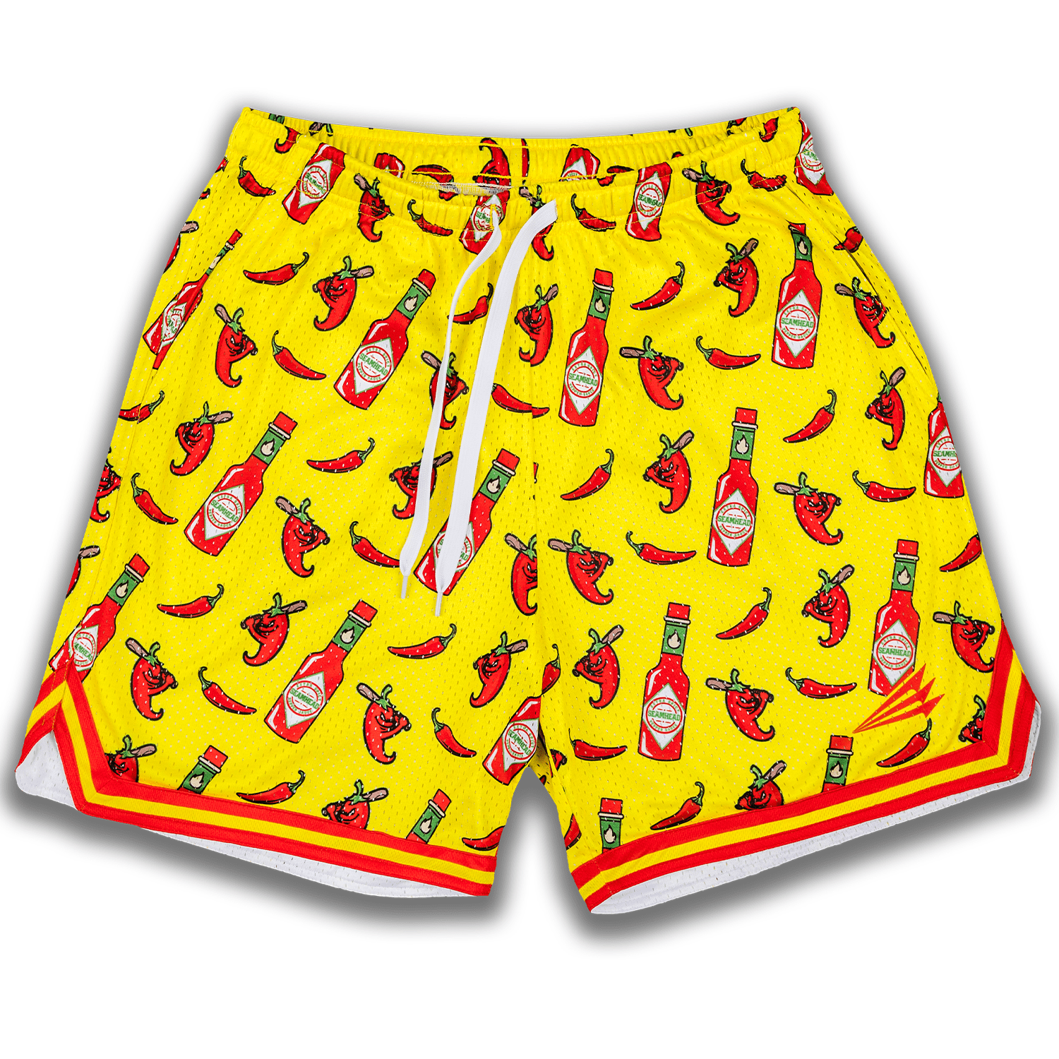 Ghost Peppers Mesh Lifestyle Baseball Shorts *IN-STOCK*