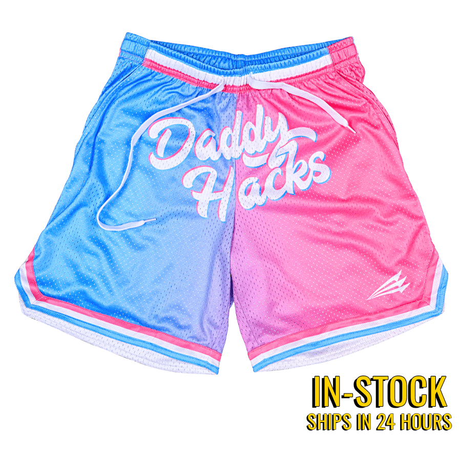 Daddy Hacks Baseball Lifestyle Retro Mesh Short