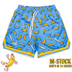 Nukes N Naners Bananas Retro Baseball Lifestyle Shorts Triton