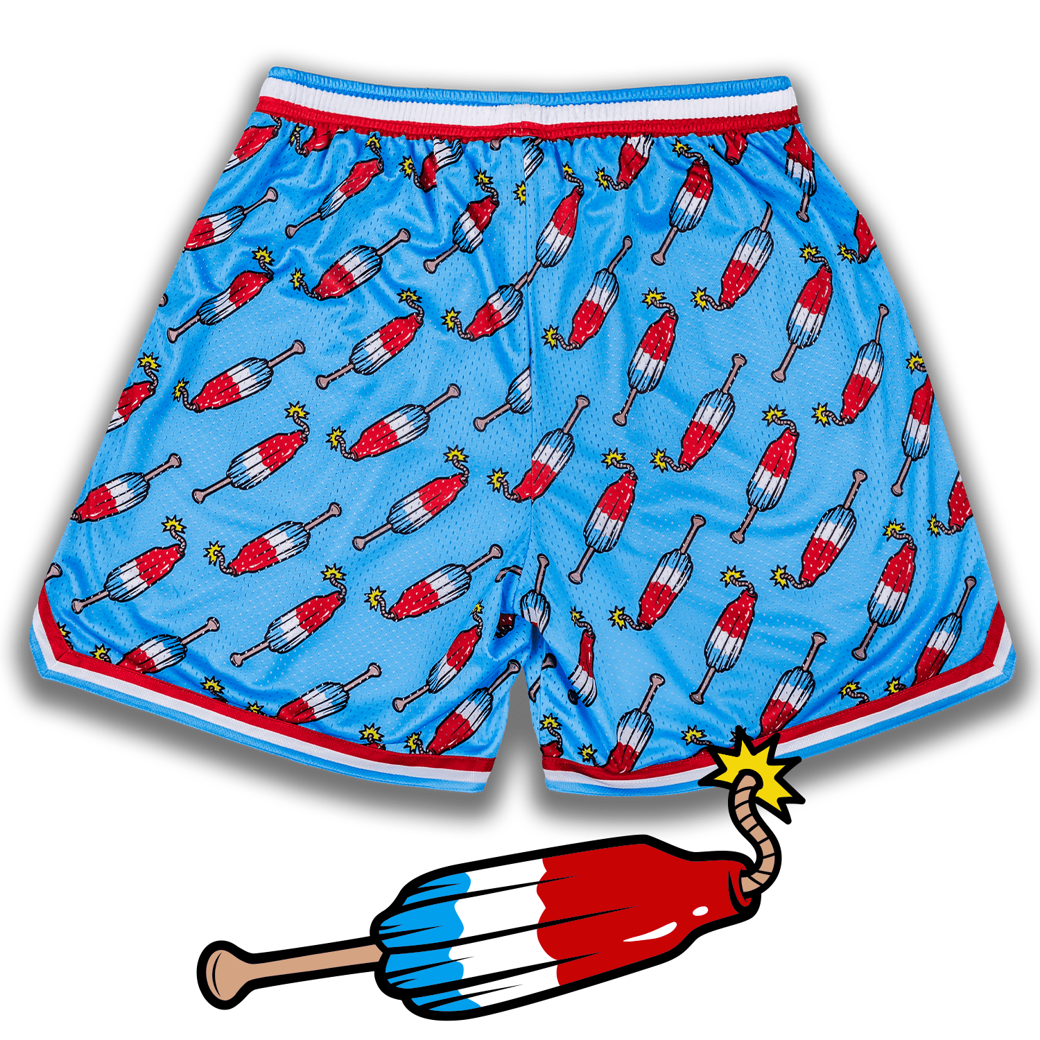 Freedom Pops Mesh Lifestyle Baseball Shorts *IN-STOCK*