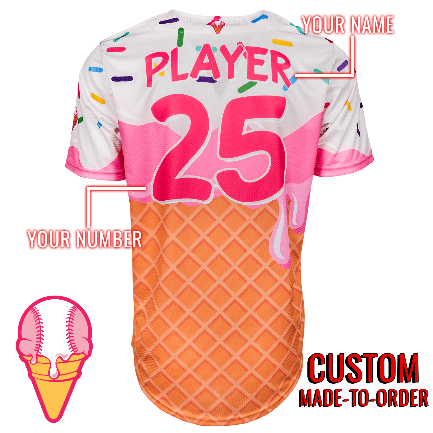 Cream City Ice Cream Lifestyle Baseball Jersey