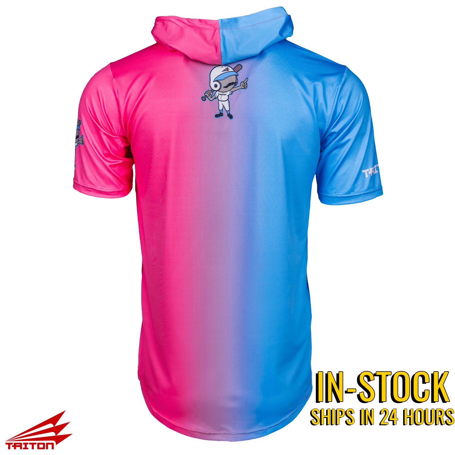 Daddy Hacks HyperMAX Shortsleeve Cotton Candy Hoodie