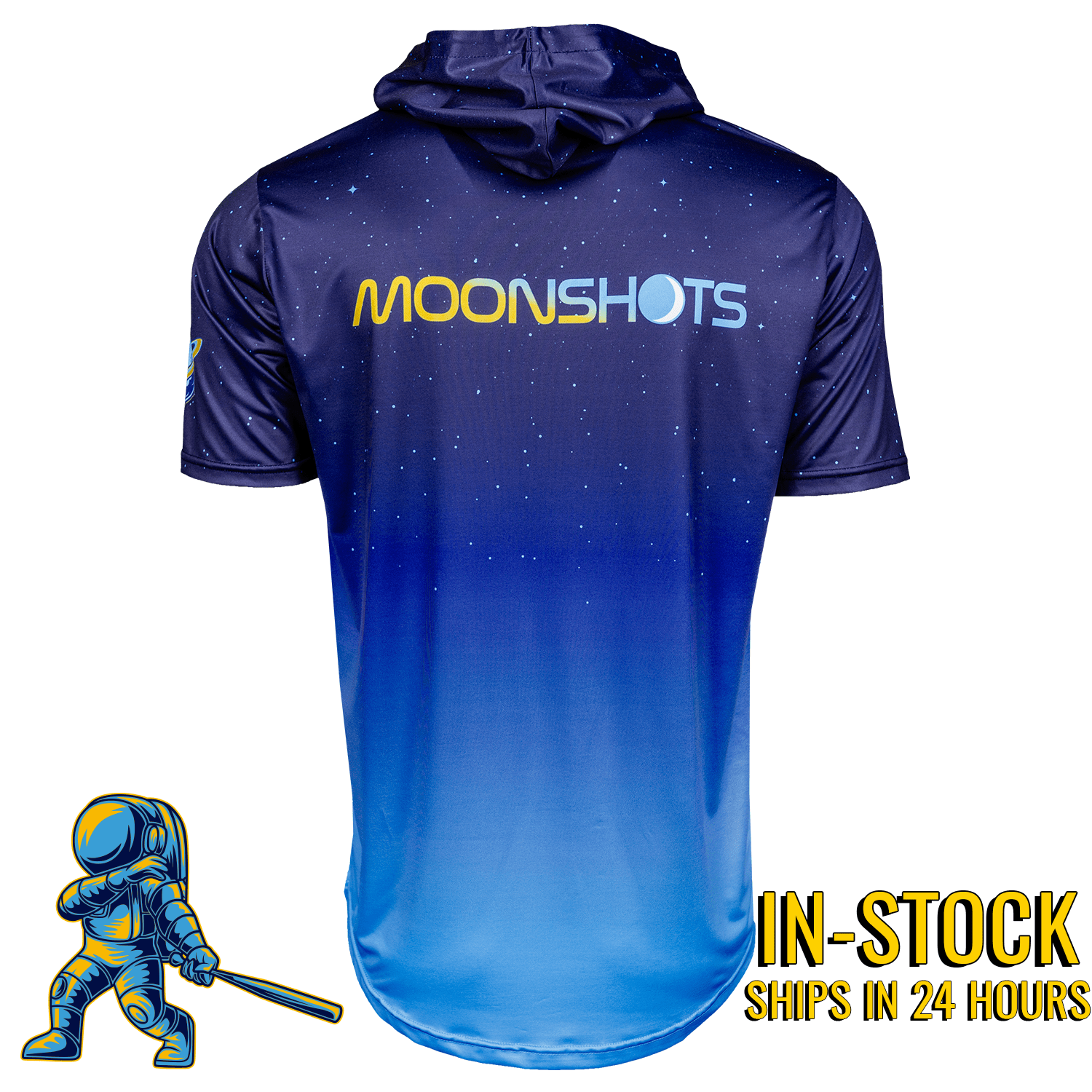 Moonshots HyperMAX Short Sleeve Baseball Hoodie