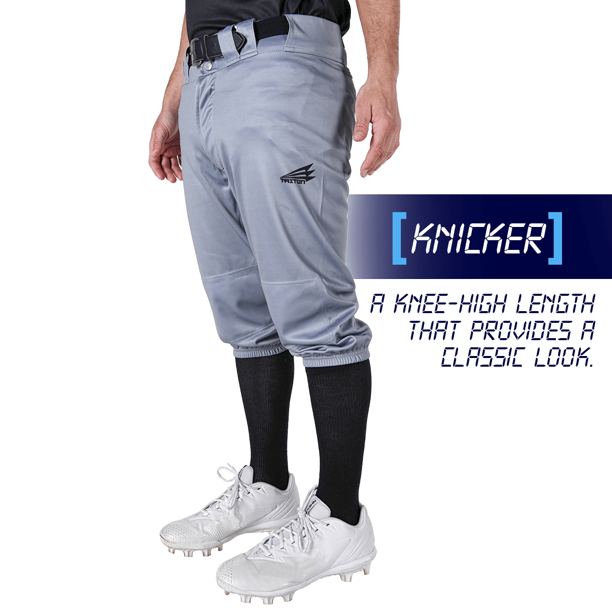 Triton Elite Knicker Baseball Pant (Gray)