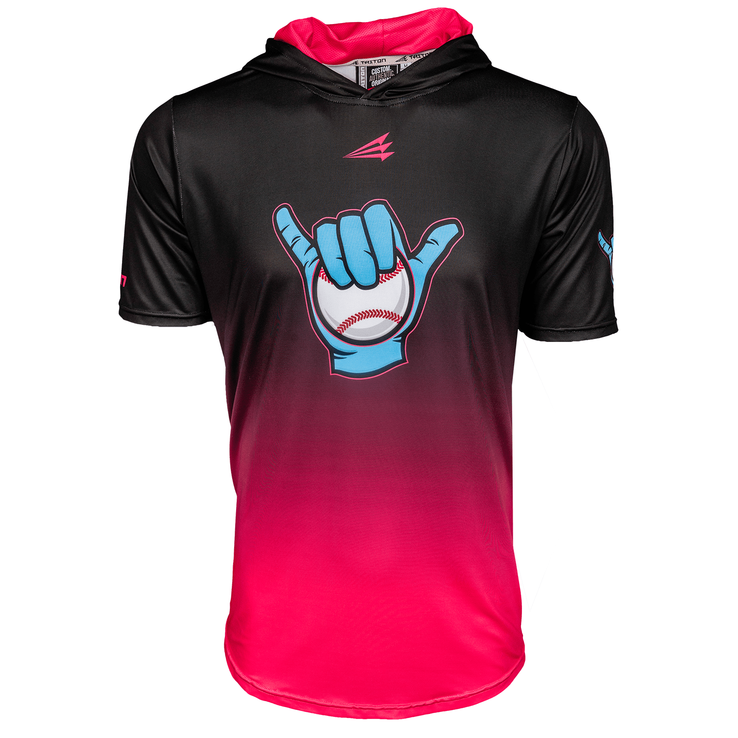 Baseball Dudes Pro Premier Shortsleeve Hoodie Pullover