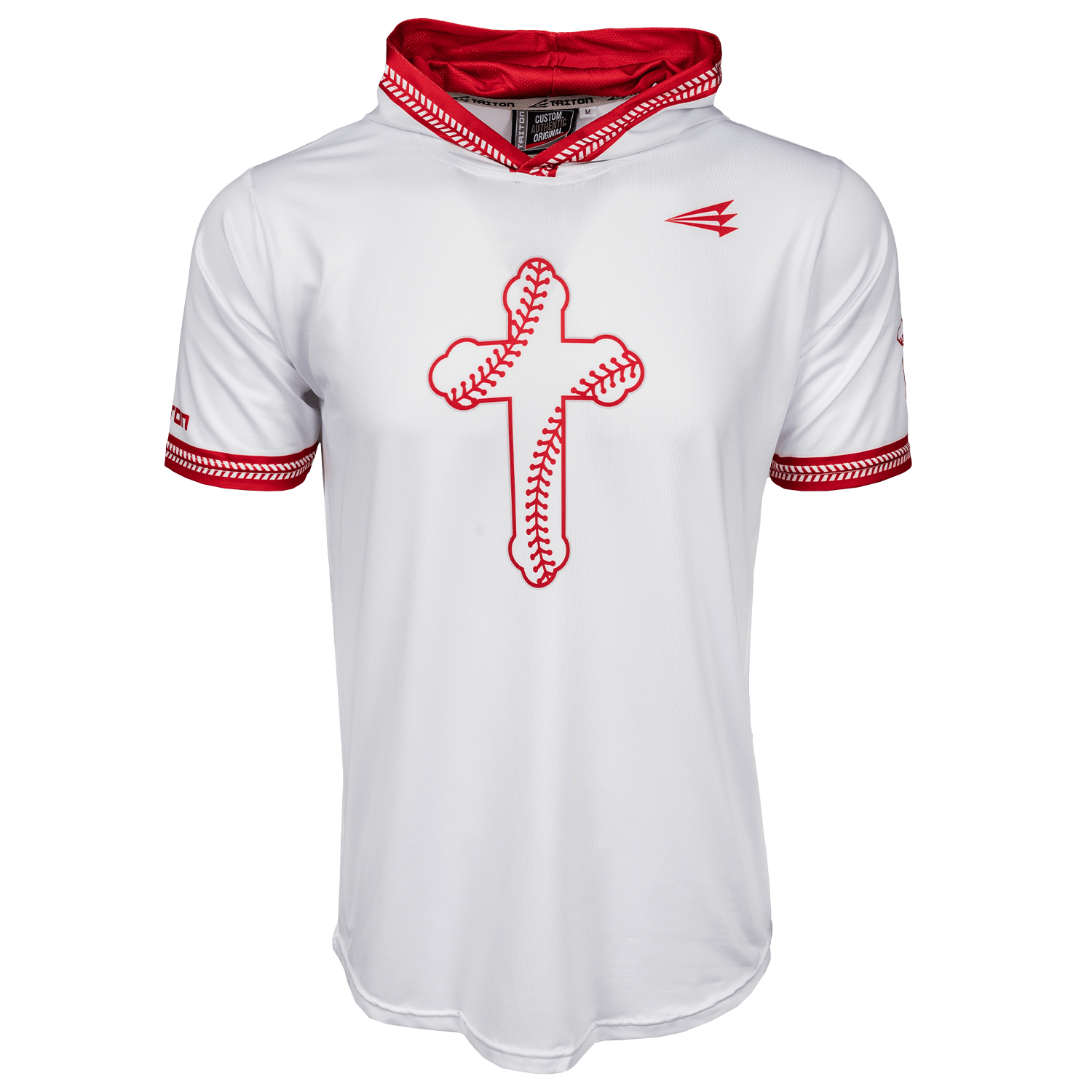 Baseball Seam Cross Pro Premier Shortsleeve Hoodie Pullover