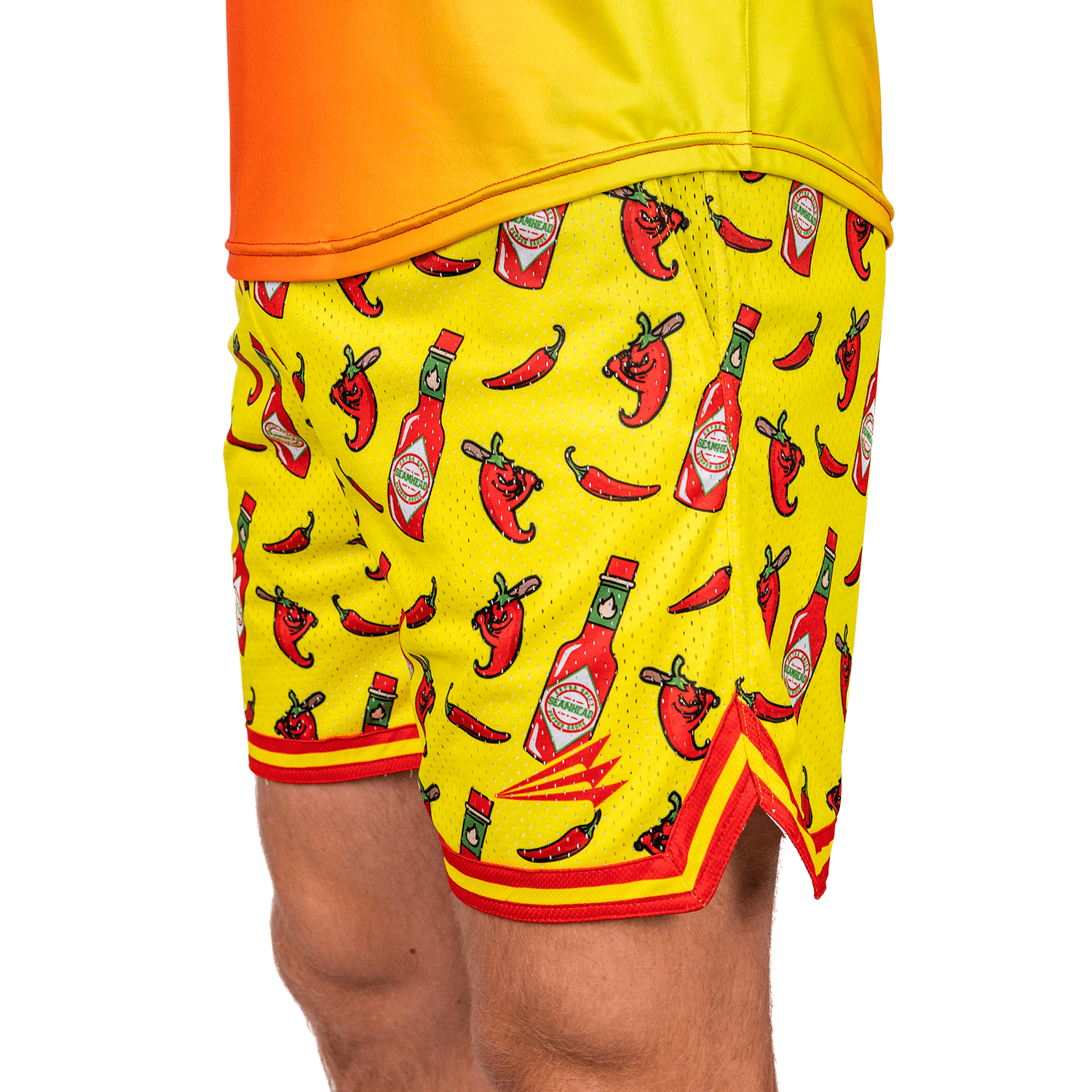 Ghost Peppers Mesh Lifestyle Baseball Shorts *IN-STOCK*