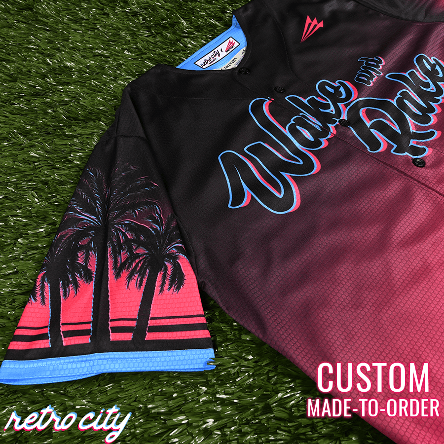 Wake and Rake Seamhead Collection Baseball Jersey