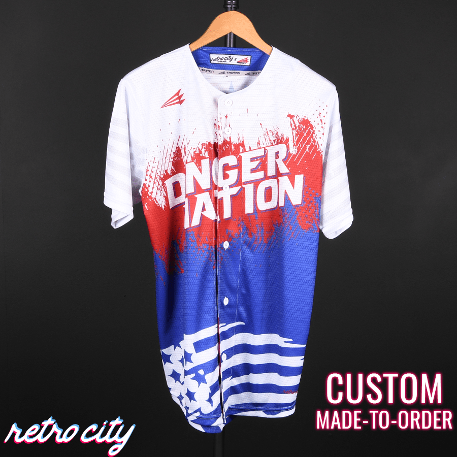 Dinger Nation Seamhead Collection Baseball Jersey