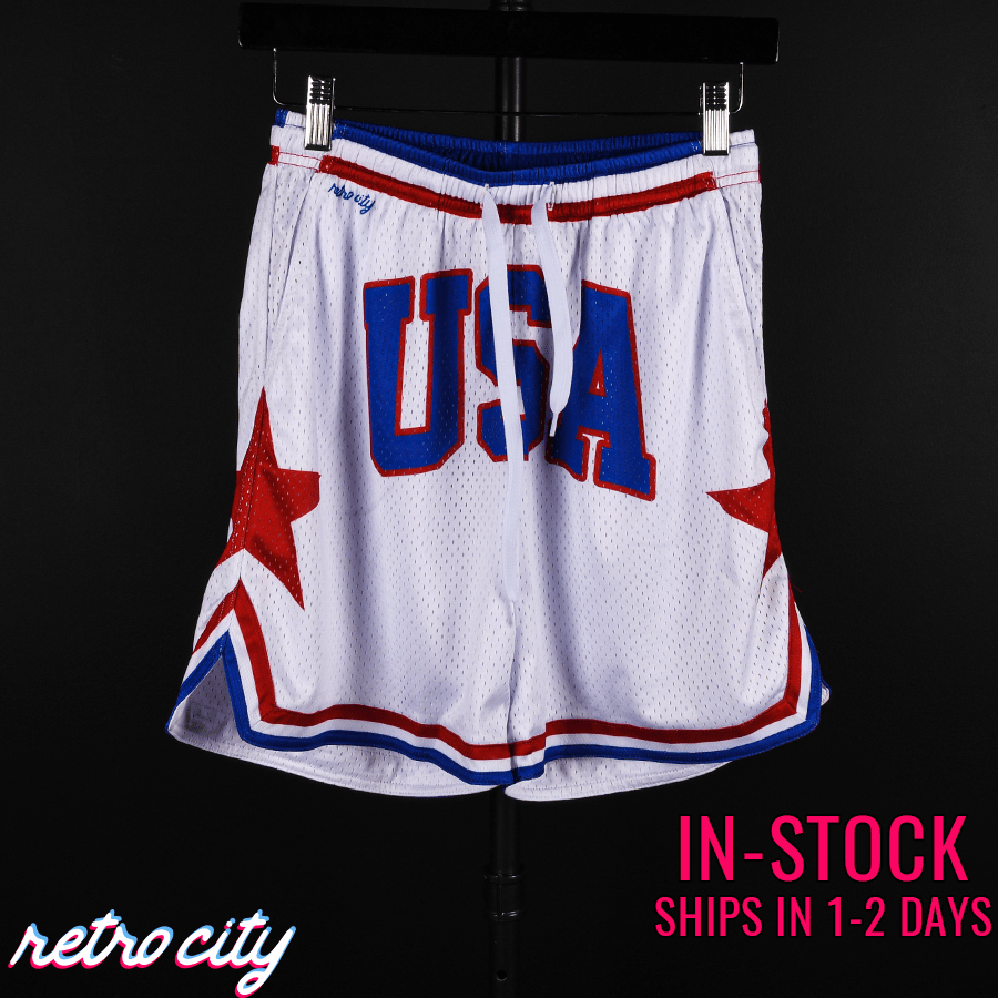 Triton USA Miracle On Ice Retro Mesh Shorts