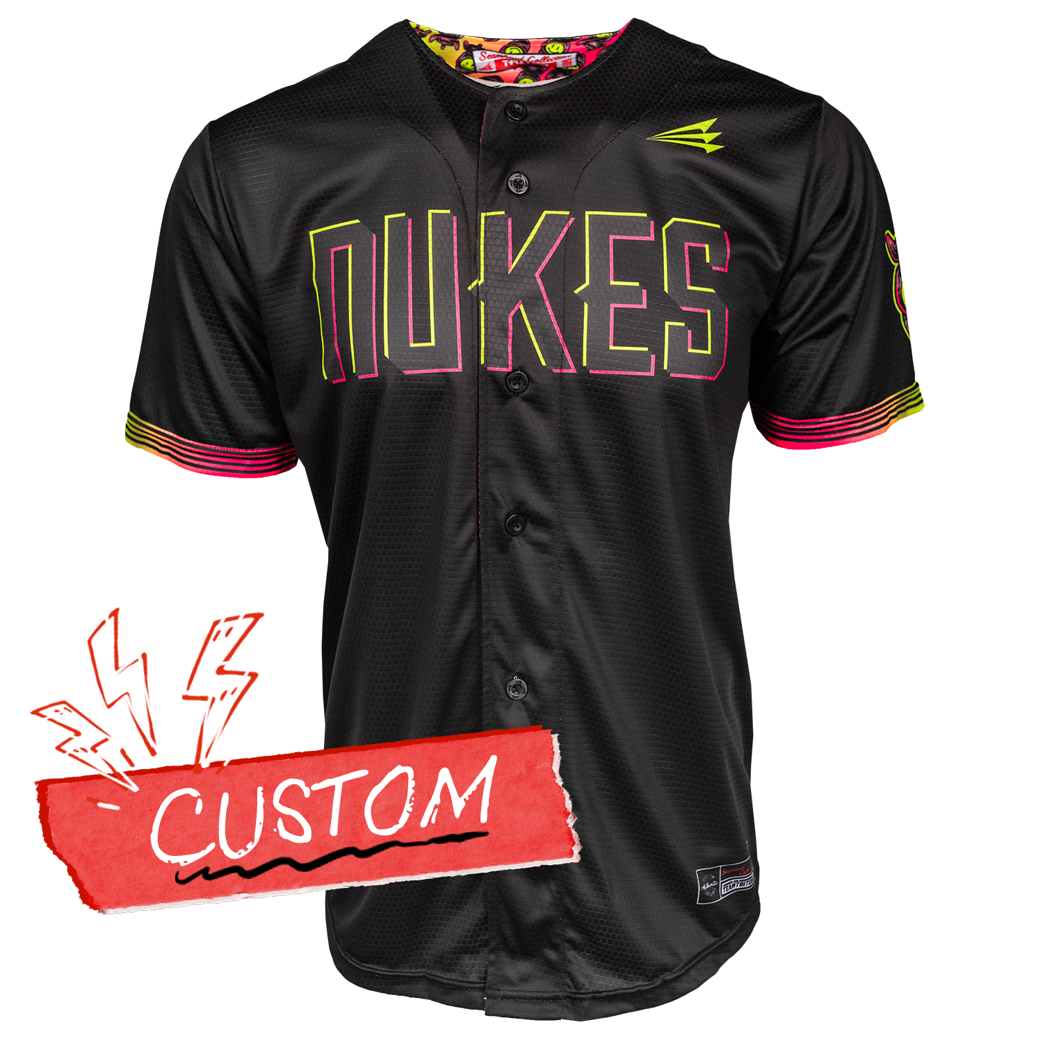 Nukes Seamhead Collection Triton Lifestyle Baseball Jersey Shirt