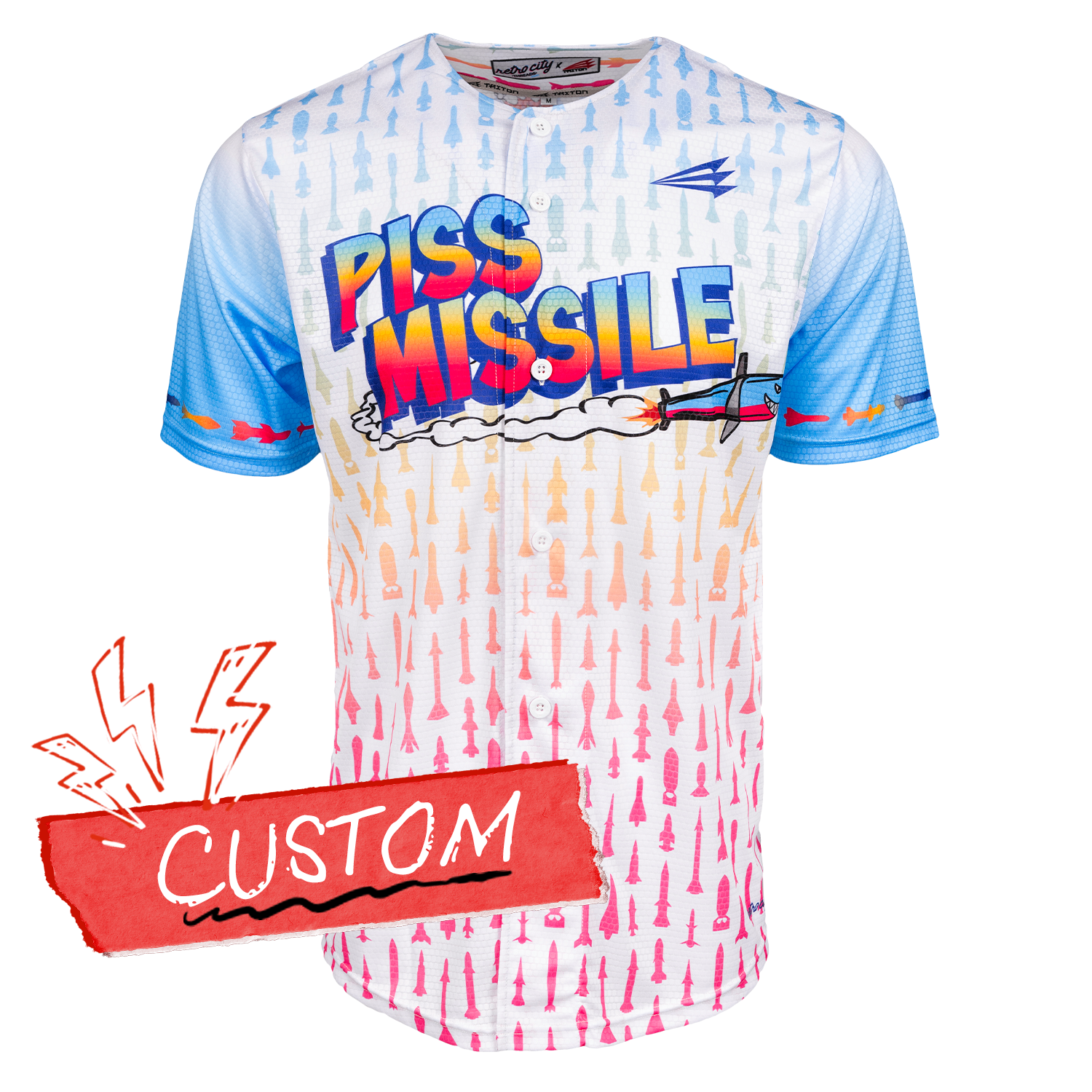 Piss Missile Seamhead Collection Baseball Lifestyle Jersey Triton