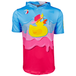 Beach Balls and Batflips Short Sleeve HyperMAX Baseball Hoodie