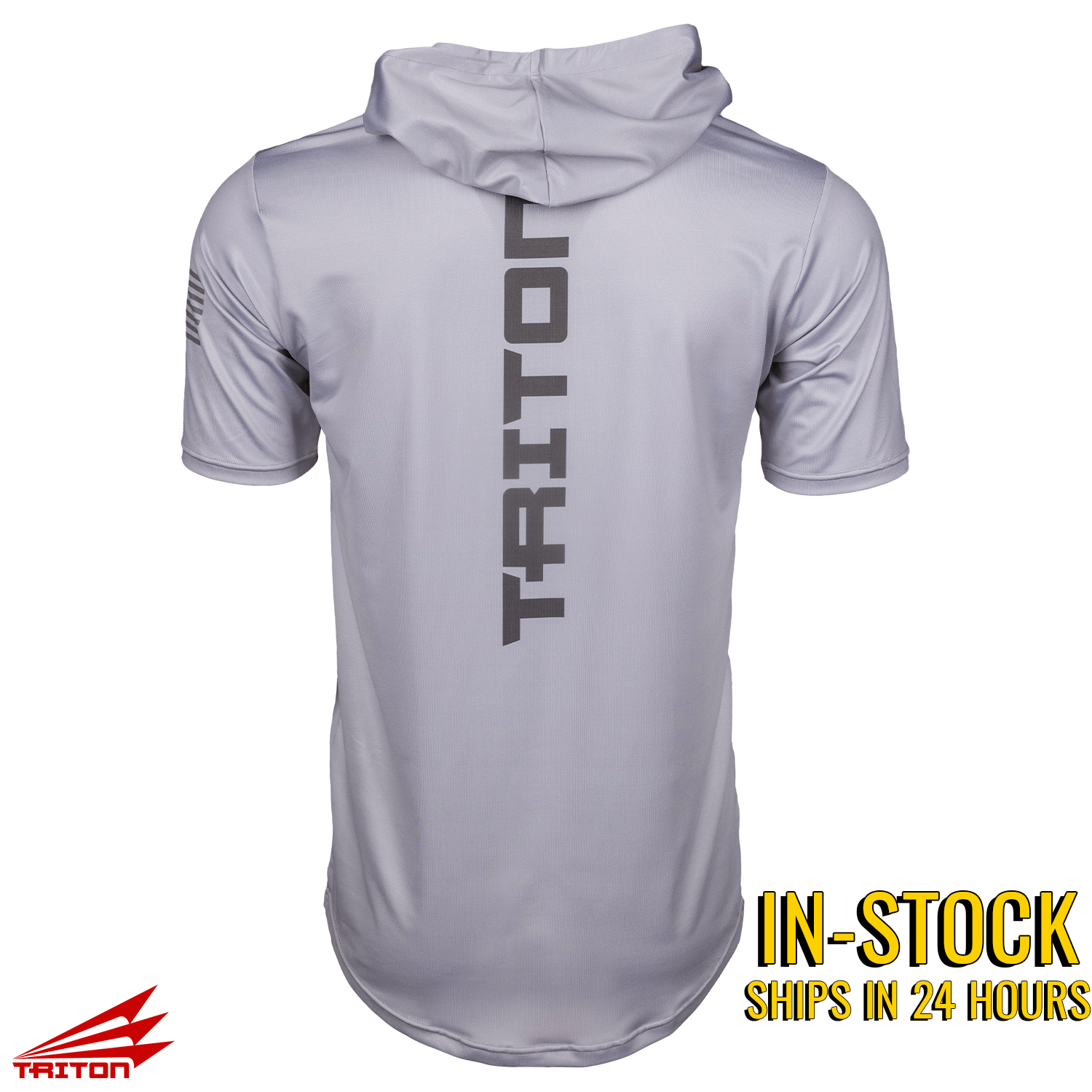 Silver Logo HyperMAX Shortsleeve Hoodie