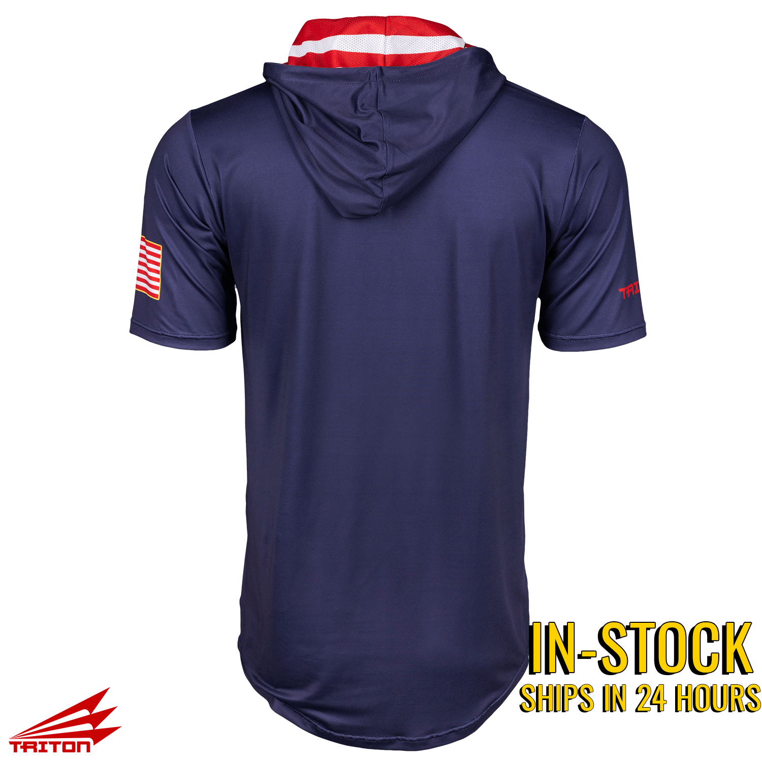 Stacheman Patriot HyperMAX Shortsleeve Hoodie