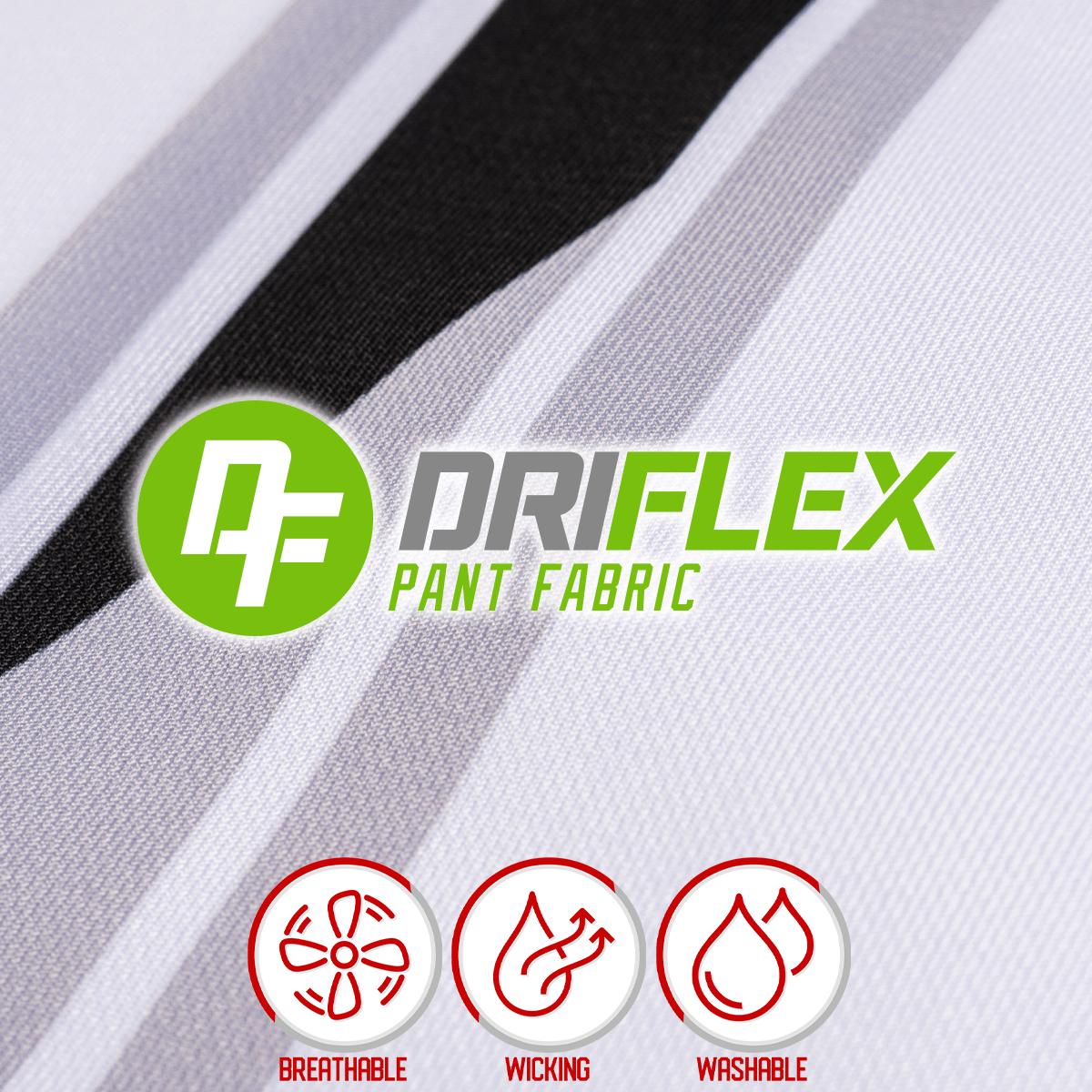 Triton Elite Long Relaxed Baseball Pant (White)