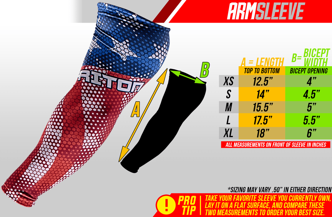 Star and Bars Arm Sleeve (Ships within 48 hours)