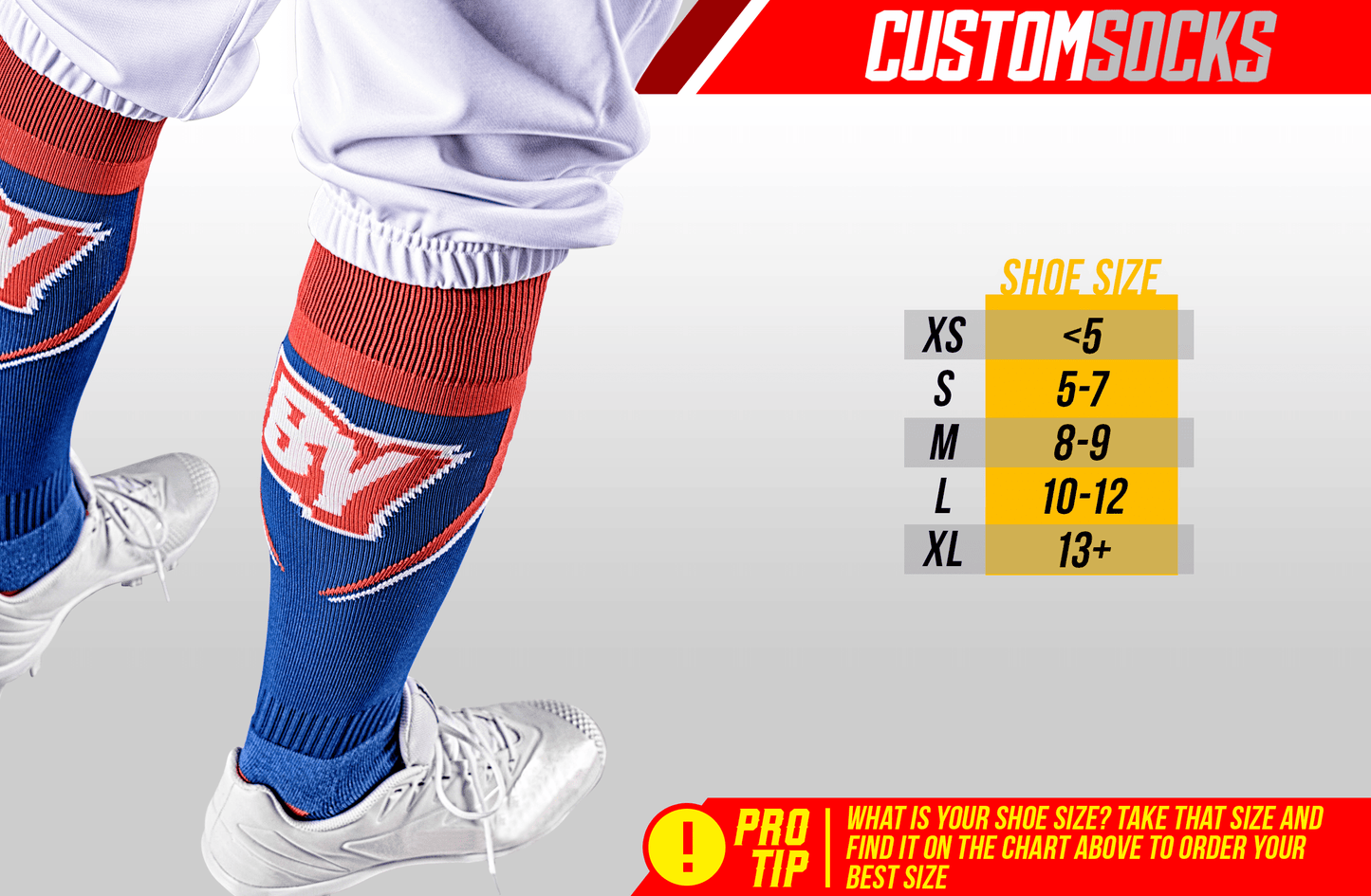 American Captain Faux Stirrup Baseball Socks