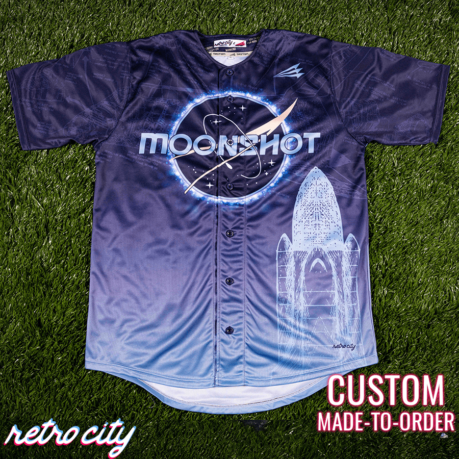 Moonshot NASA Seamhead Collection Baseball Jersey
