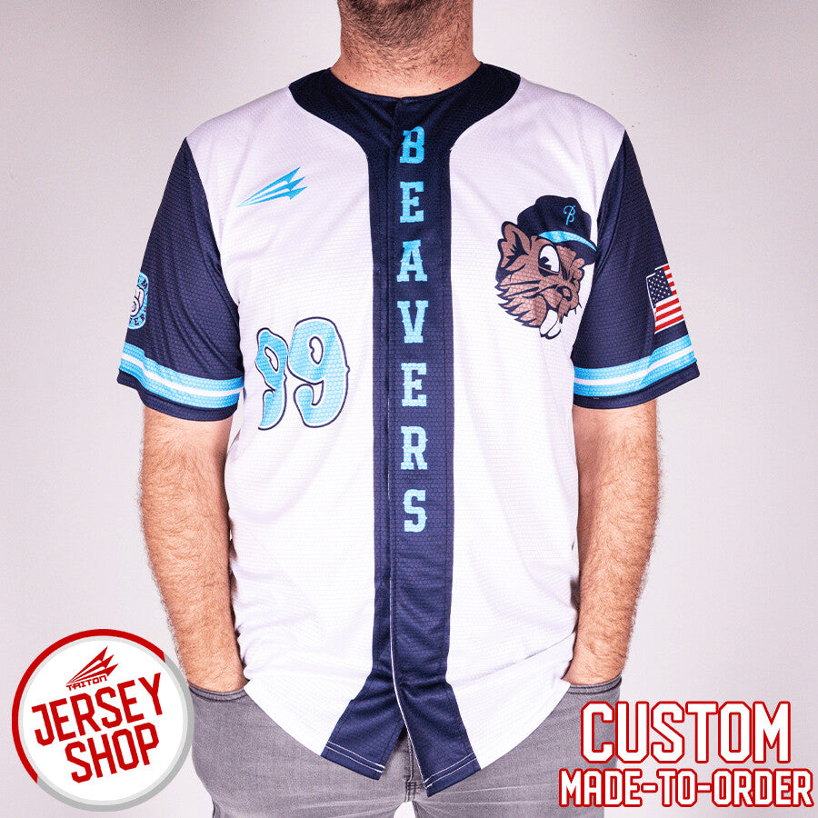 Miami Beavers Custom Baseball Jersey – Triton Swag Shop