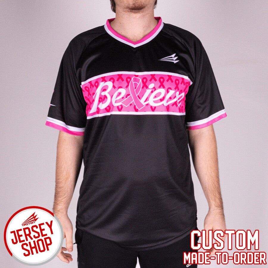 Team Xtreme 'Believe' Custom Awareness Baseball Jersey
