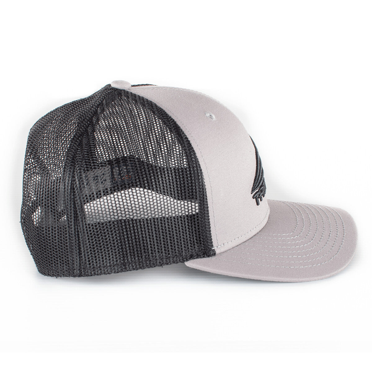 Triton Snapback Trucker Hat (Gray/Black)