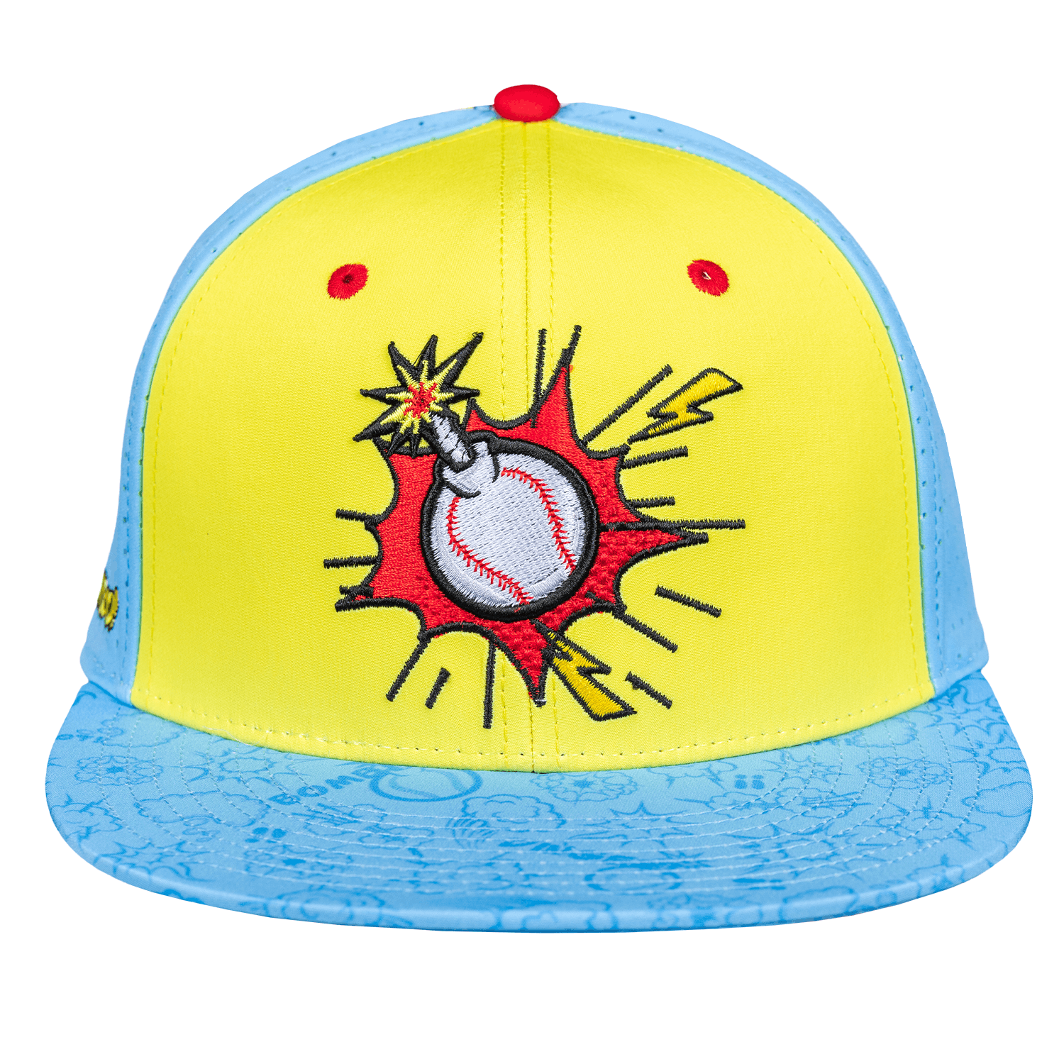 Comic Book Bombs Snapback Hat