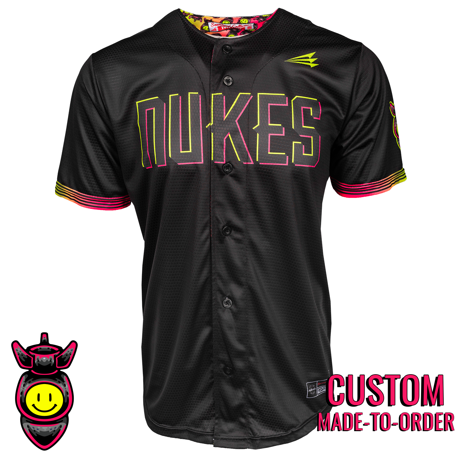 Nukes Seamhead Collection Triton Lifestyle Baseball Jersey Shirt