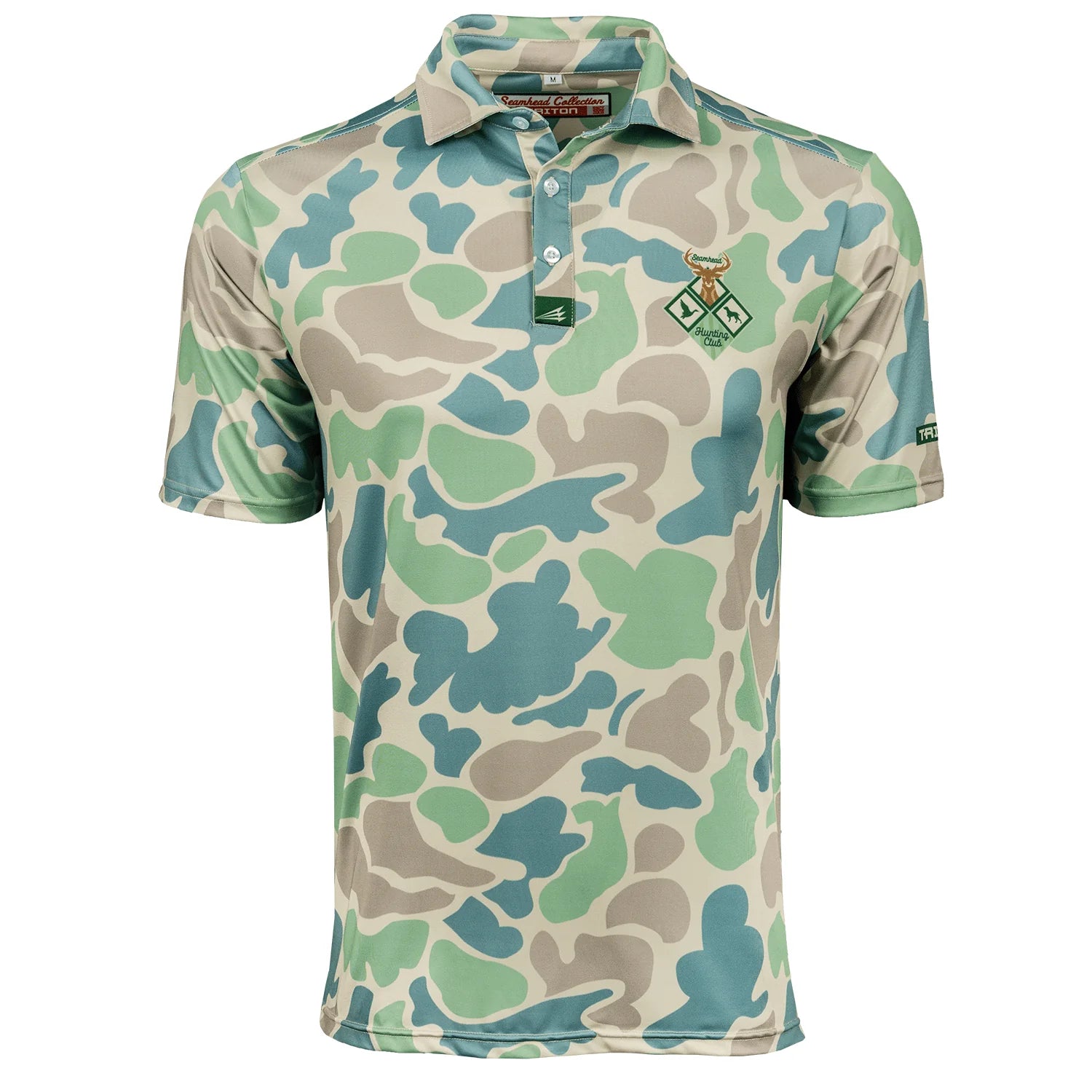 Seamhead Hunting Club HyperMAX Performance Camo Polo