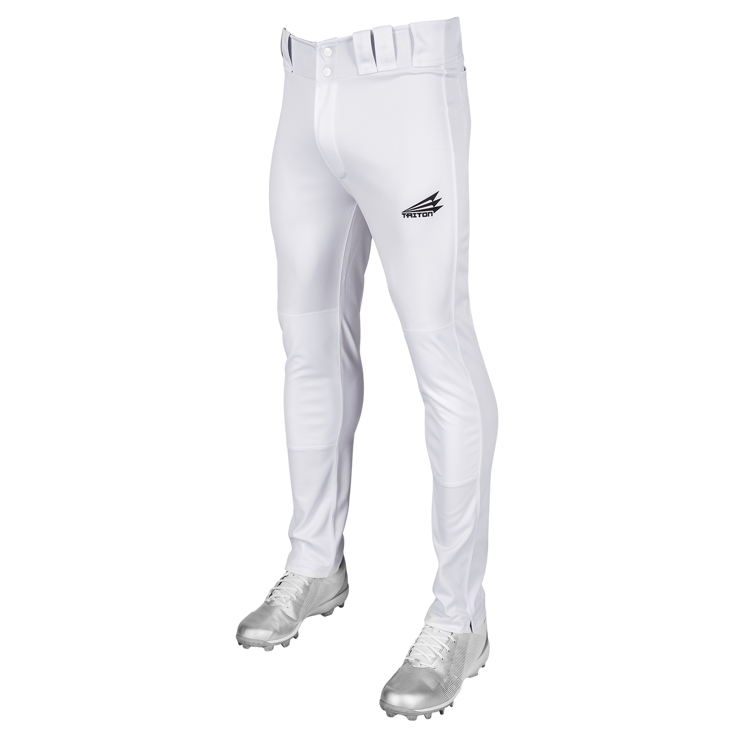 Triton Elite Athletic Cut Tapered Baseball Pant (White)