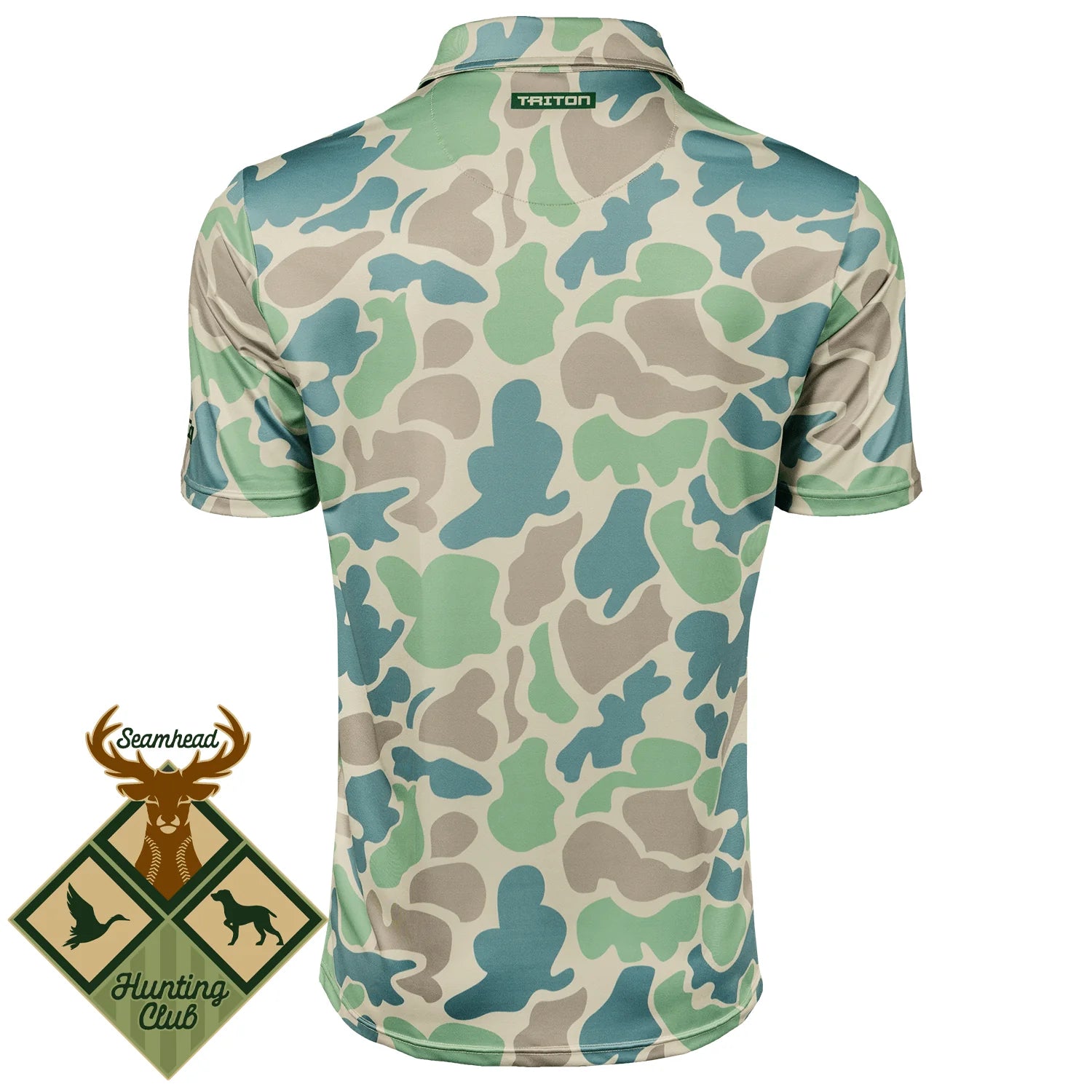 Seamhead Hunting Club HyperMAX Performance Camo Polo