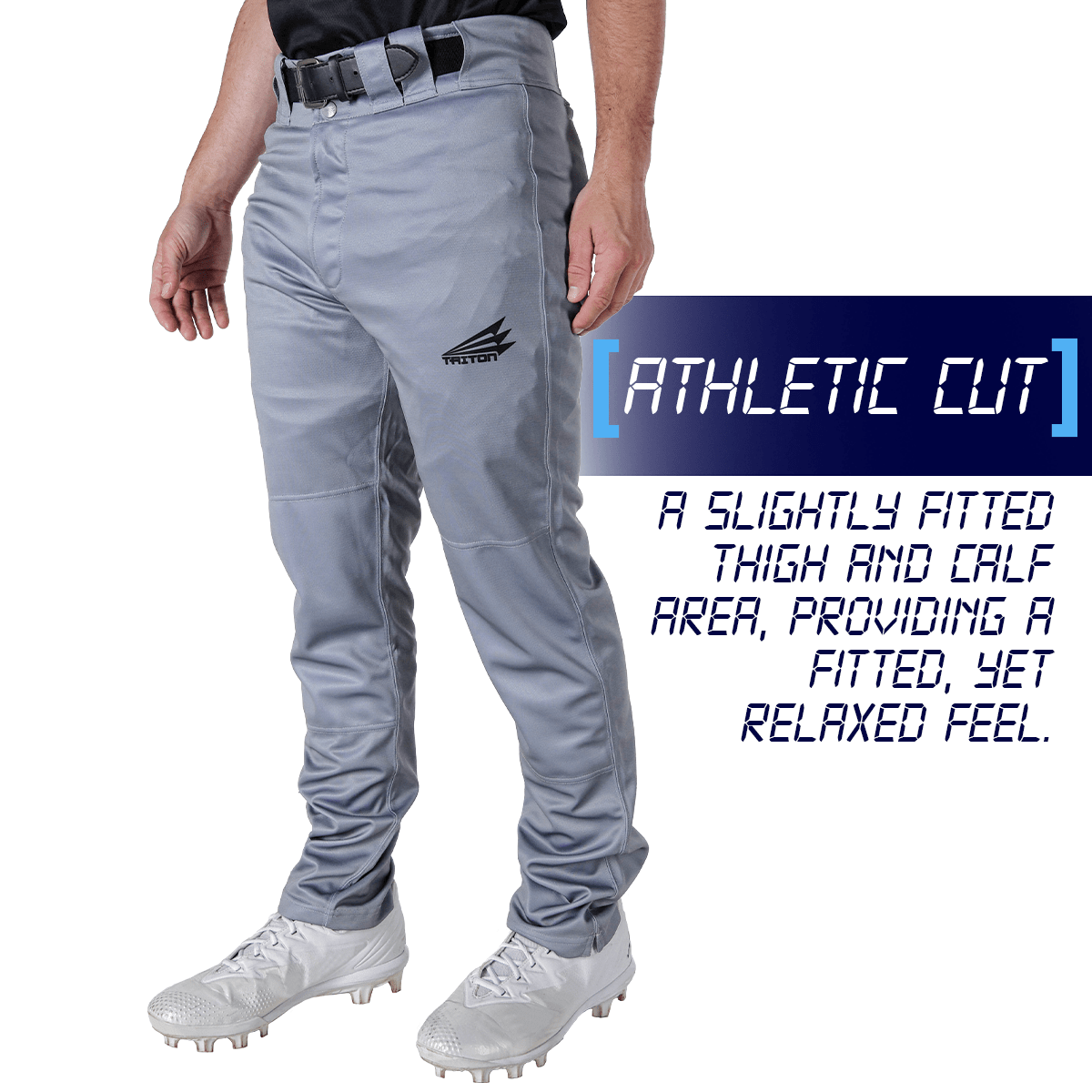 Triton Elite Athletic Cut Baseball Pant (Gray)