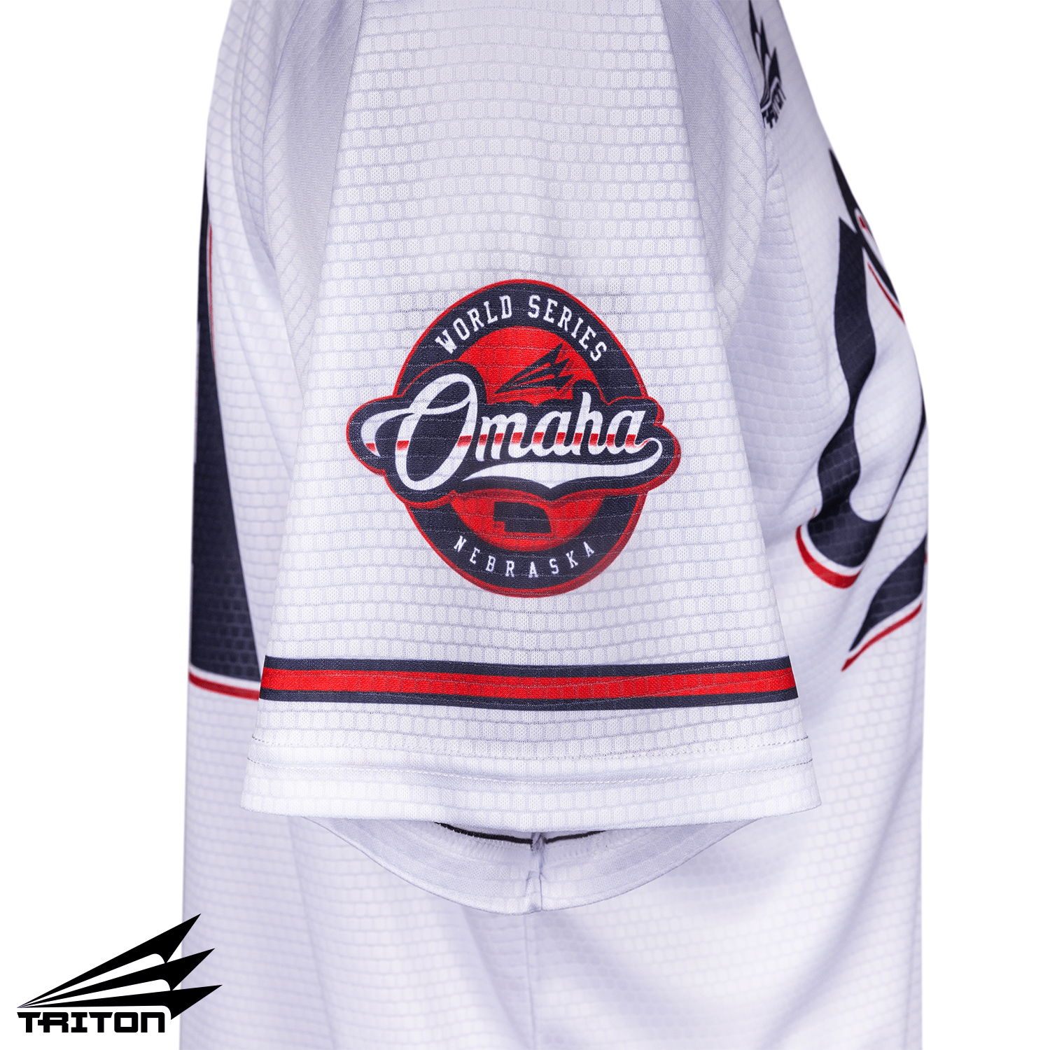 Omaha 2024 Baseball Jersey White Triton Swag Shop