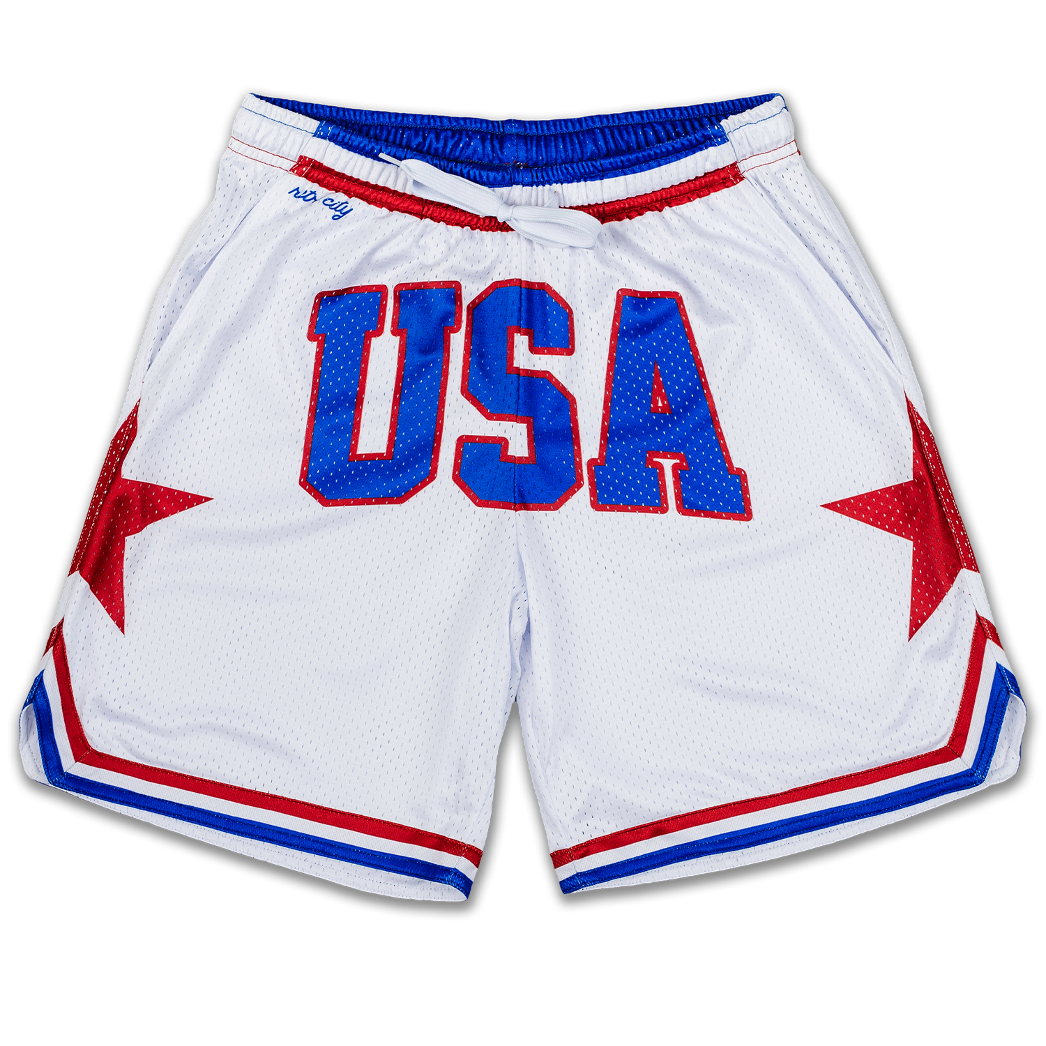 USA Miracle On Ice Retro Mesh Shorts