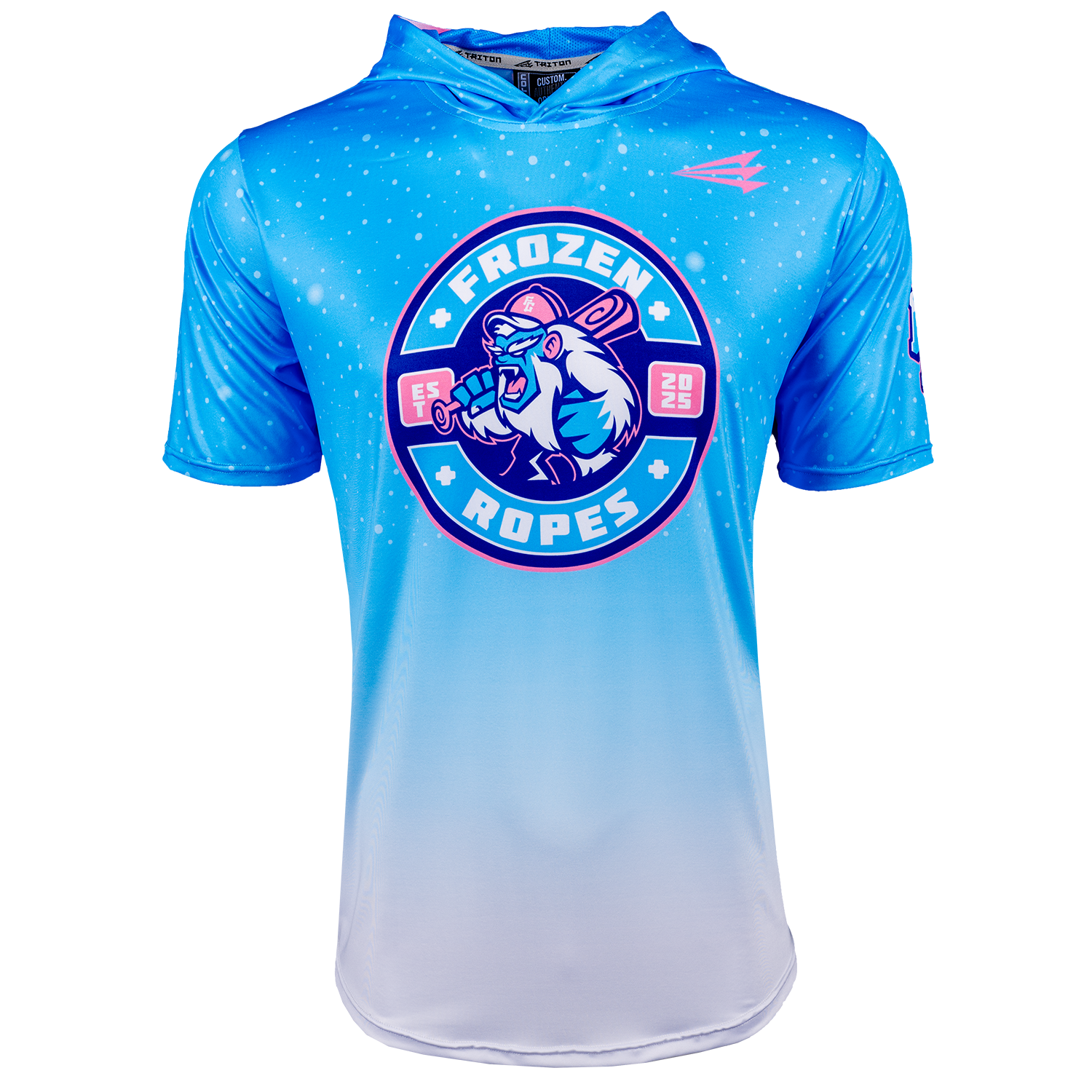 Frozen Ropes Yeti Short Sleeve HyperMAX Baseball Hoodie