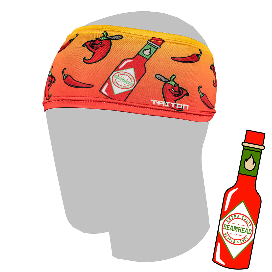 Ghost Peppers Baseball HyperMAX Headband