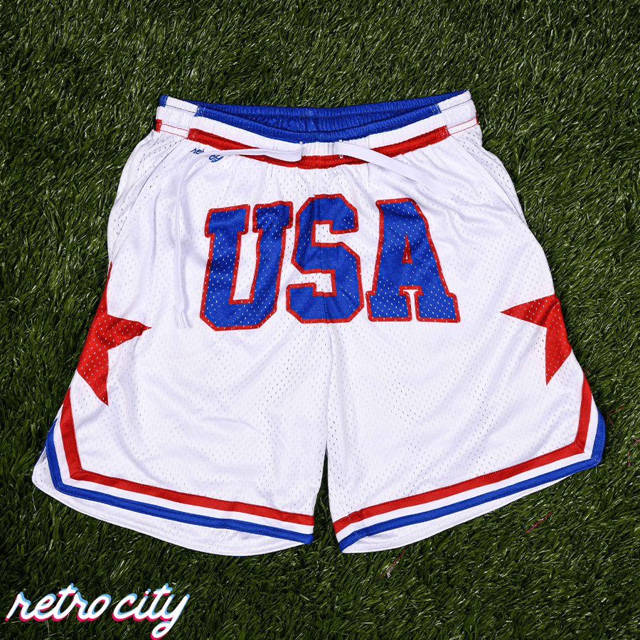 USA Miracle On Ice Retro Mesh Shorts *IN-STOCK*