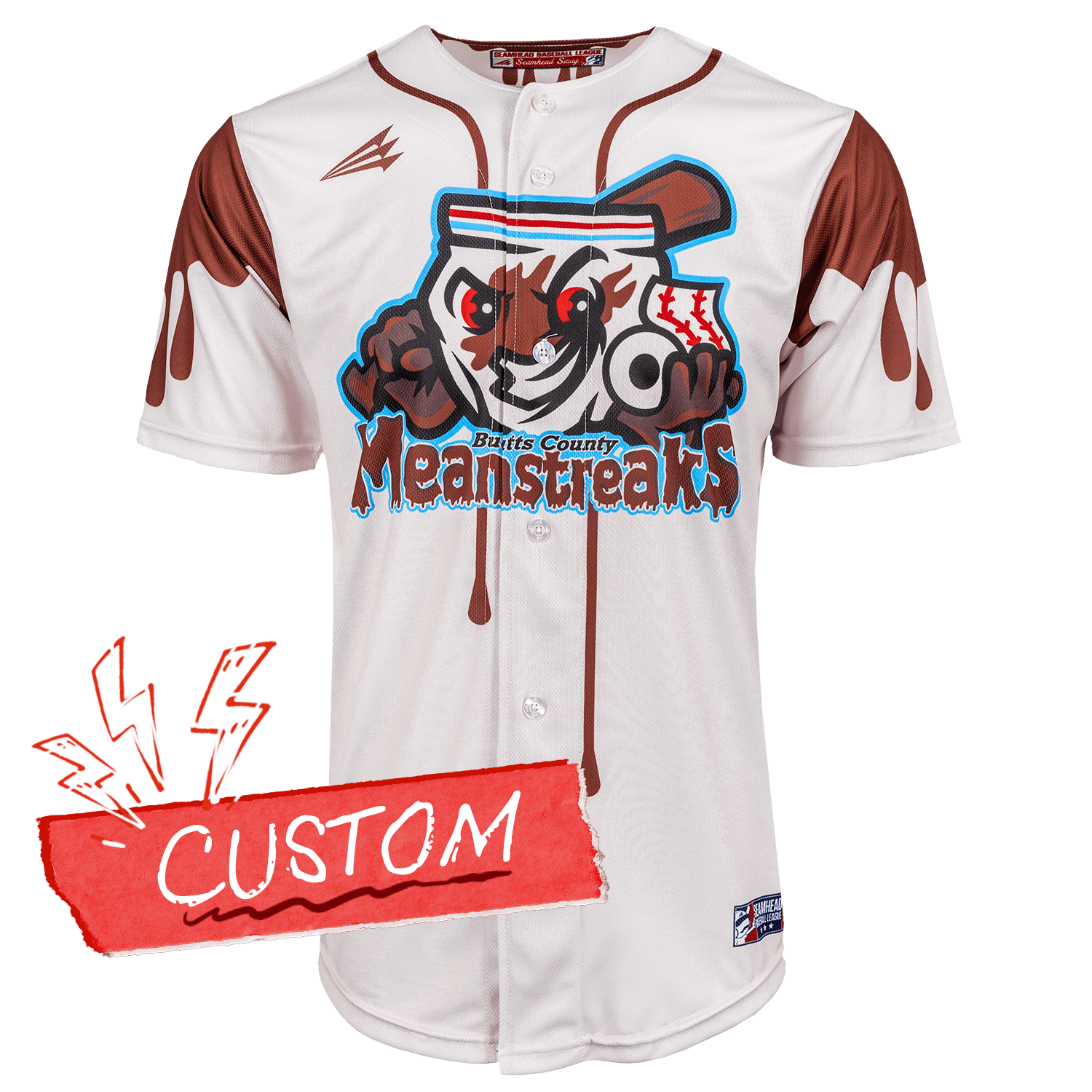 Butts County Meanstreaks Lifestyle Baseball Jersey