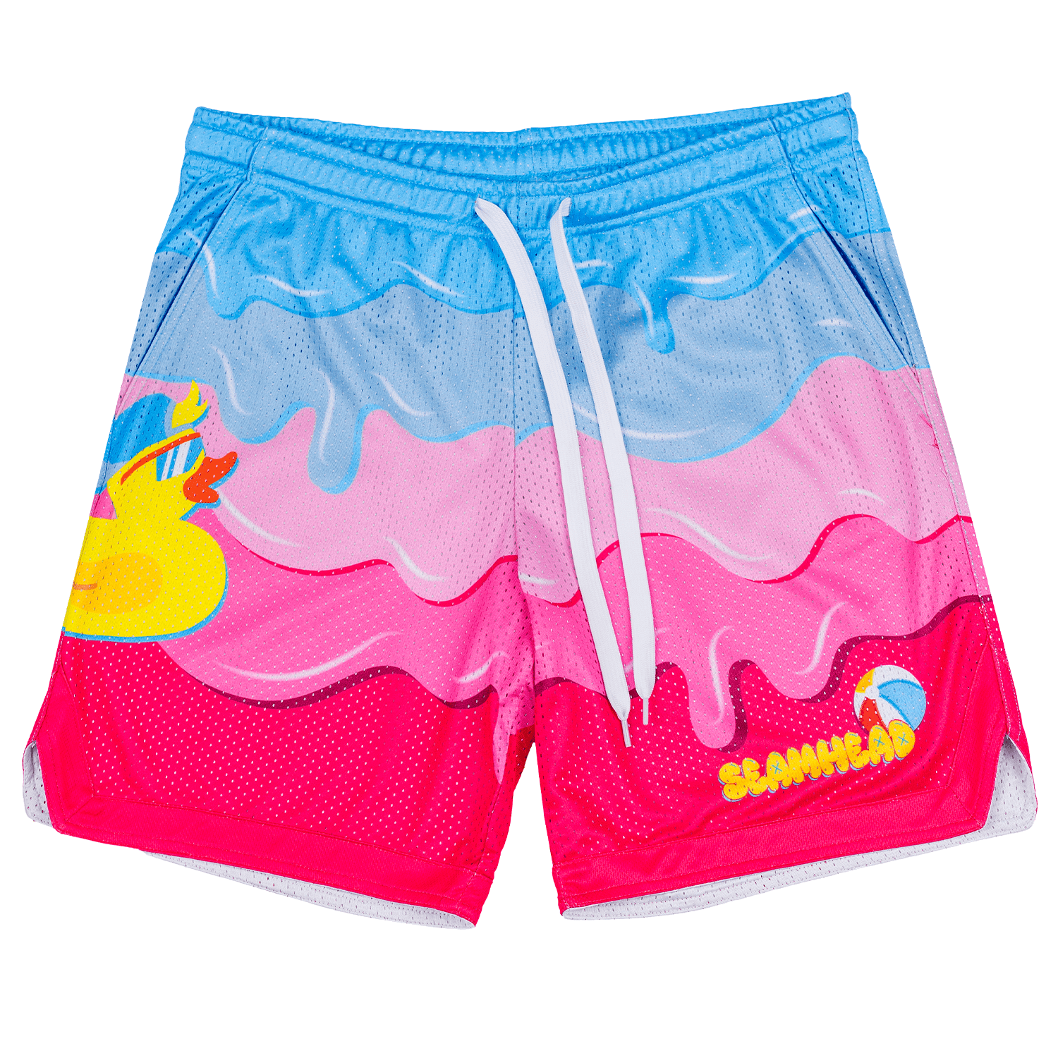 Beach Balls and Batflips Baseball Mesh Shorts
