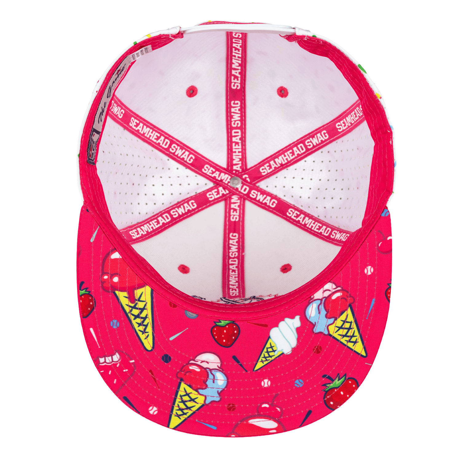 Ice Cream Man Snapback Hat