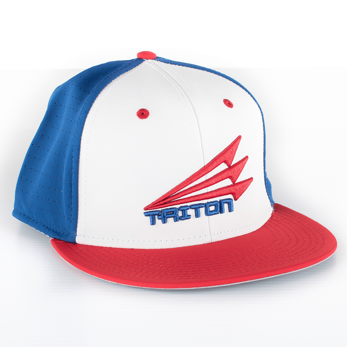 Triton Performance FlexFit Hat (Royal/Red)