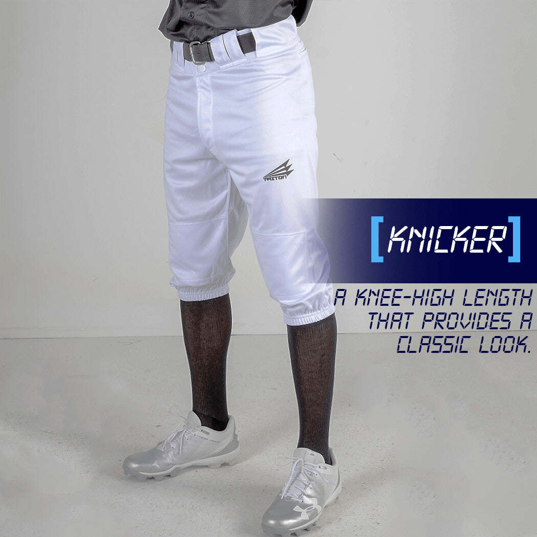 Triton Elite Knicker Baseball Pant (White)