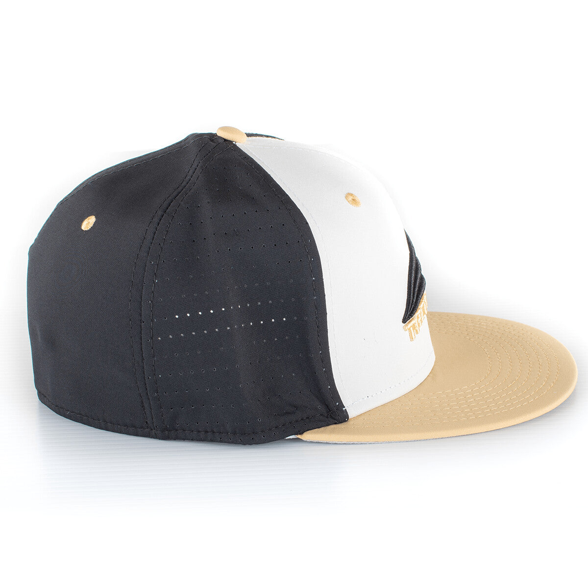Triton Performance FlexFit Hat (Black/Vegas Gold)