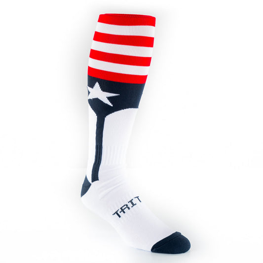 Triton American Captain Faux Stirrup USA Baseball Socks