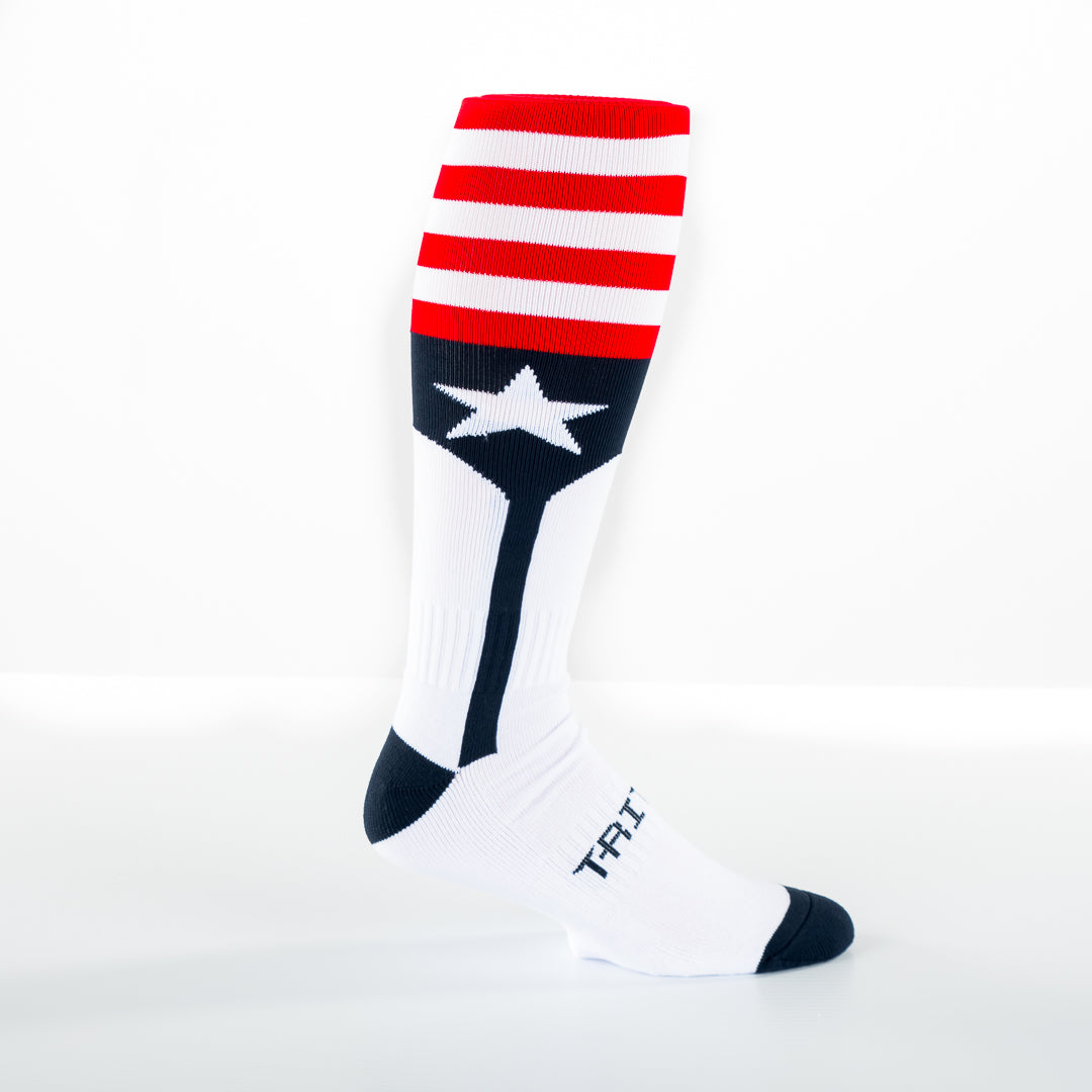 American Captain Faux Stirrup Baseball Socks