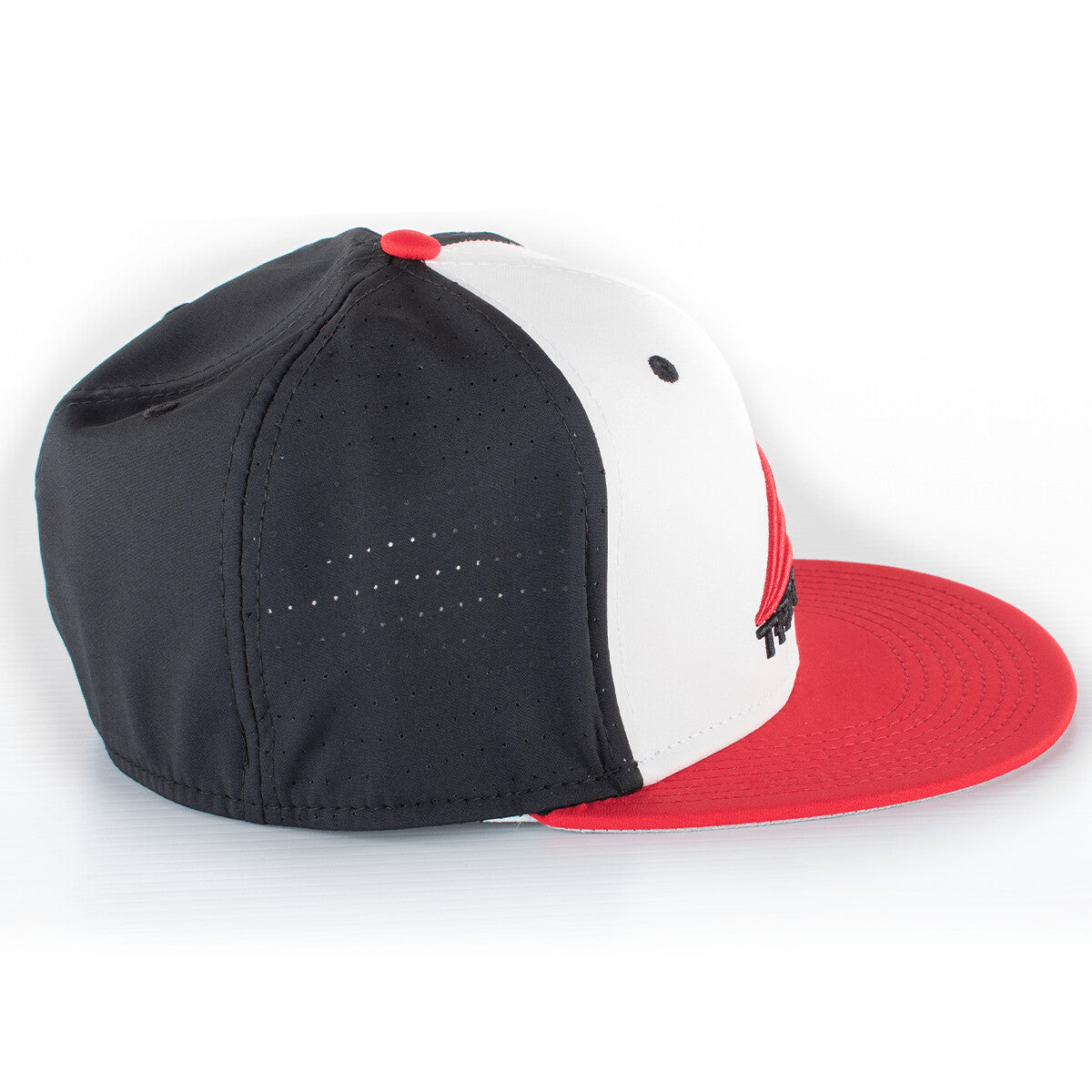 Triton Performance FlexFit Hat (Black/Red)